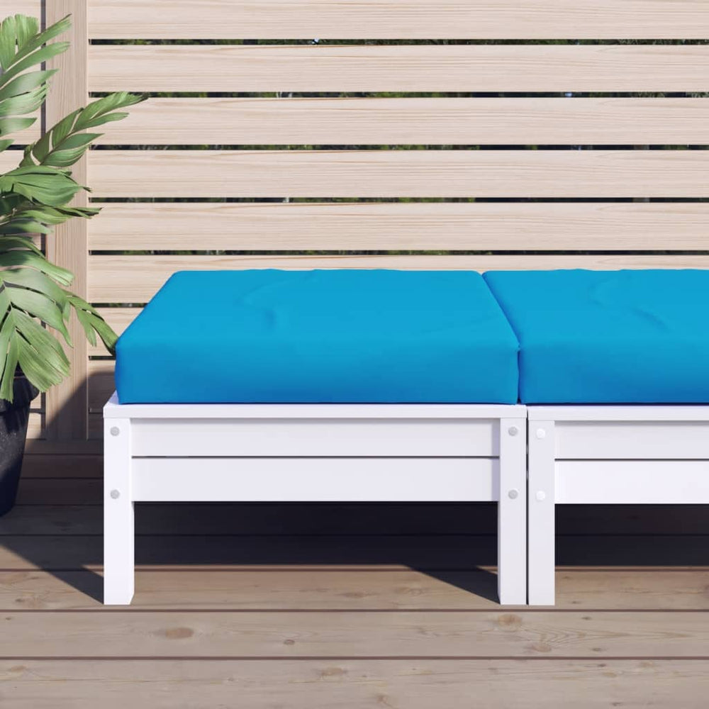 vidaXL Coussins de palette Bleu clair Tissu Oxford