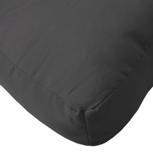 Palettenkissen Schwarz 60x60x6 cm Oxford-Gewebe