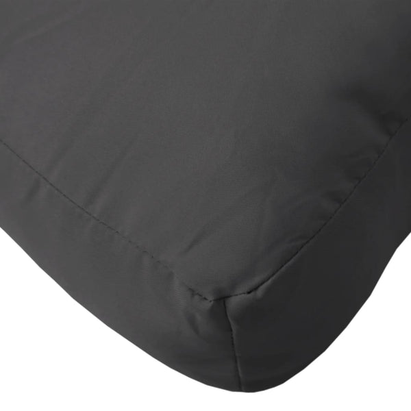 Palettenkissen Schwarz 60x60x6 cm Oxford-Gewebe