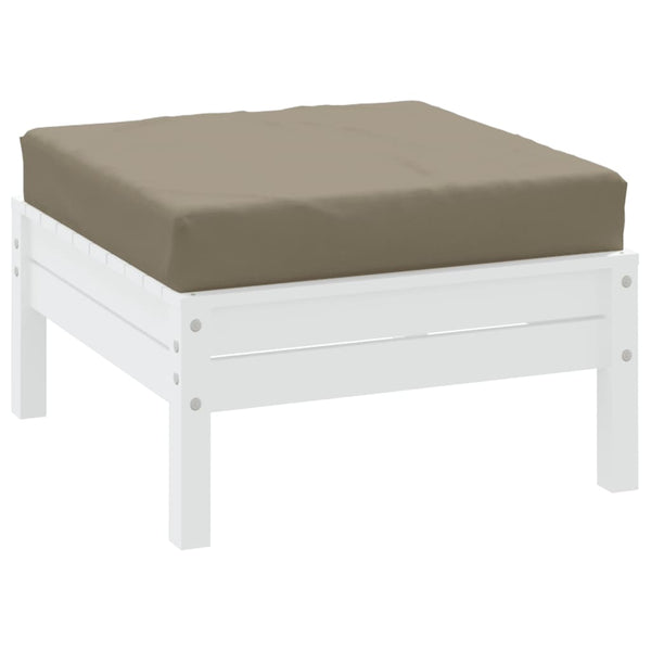 vidaXL Coussin de palette taupe 60x60x6 cm Tissu Oxford