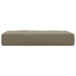 vidaXL Coussin de palette taupe 60x60x6 cm Tissu Oxford