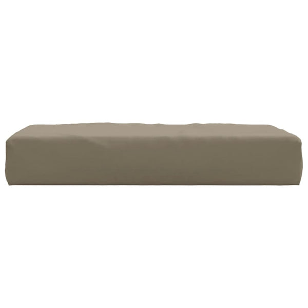 vidaXL Coussin de palette taupe 60x60x6 cm Tissu Oxford