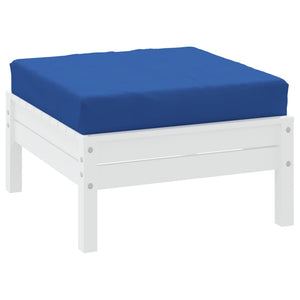 Palettenkissen Blau Oxford-Gewebe