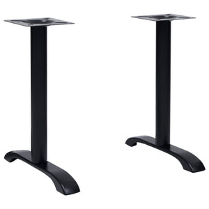Bistrotisch Gestelle Schwarz, 2er Set