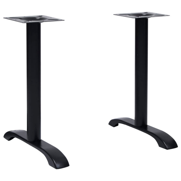 Bistrotisch Gestelle Schwarz, 2er Set