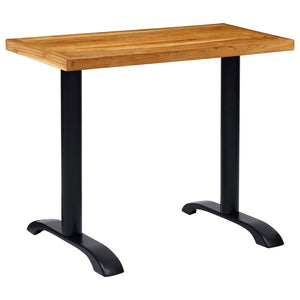 Bistrotisch Gestelle Schwarz, 2er Set