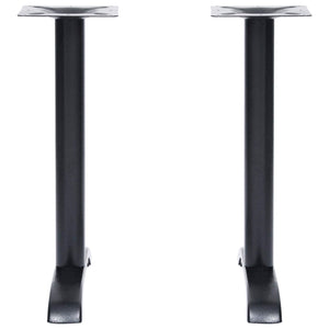 Bistrotisch Gestelle Schwarz, 2er Set