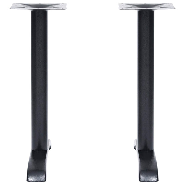 Bistrotisch Gestelle Schwarz, 2er Set
