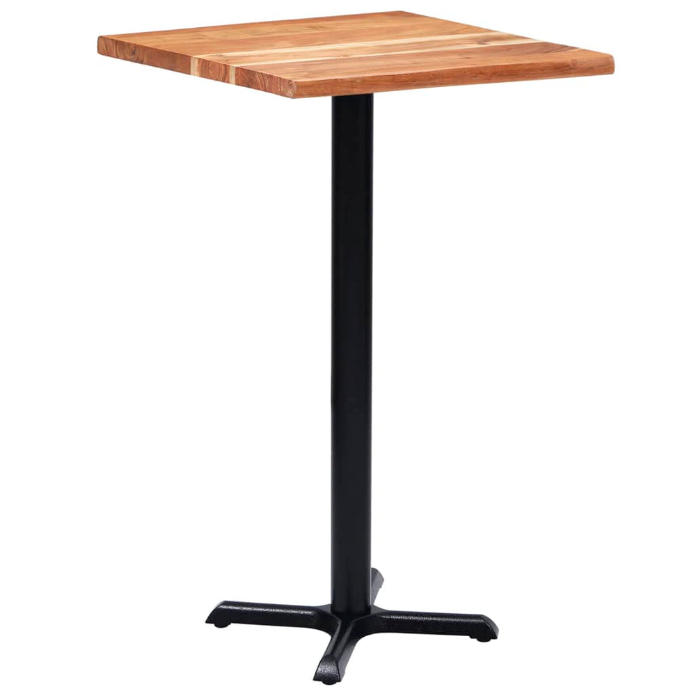 Bistrotisch Gestell Schwarz Gusseisen 56x56 cm