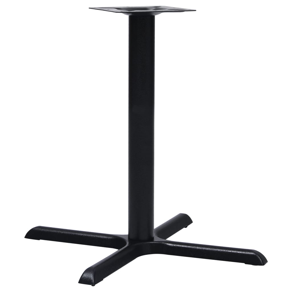 Bistrotischgestell Schwarz Gusseisen 76x76 cm