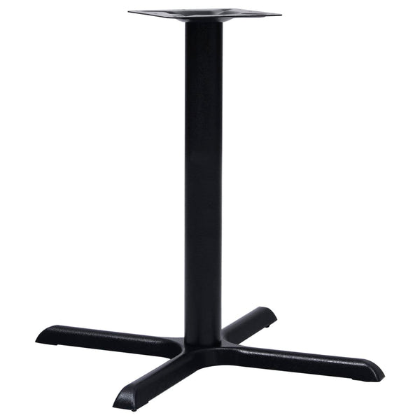 Bistrotischgestell Schwarz Gusseisen 76x76 cm