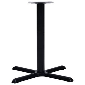 Bistrotischgestell Schwarz Gusseisen 76x76 cm