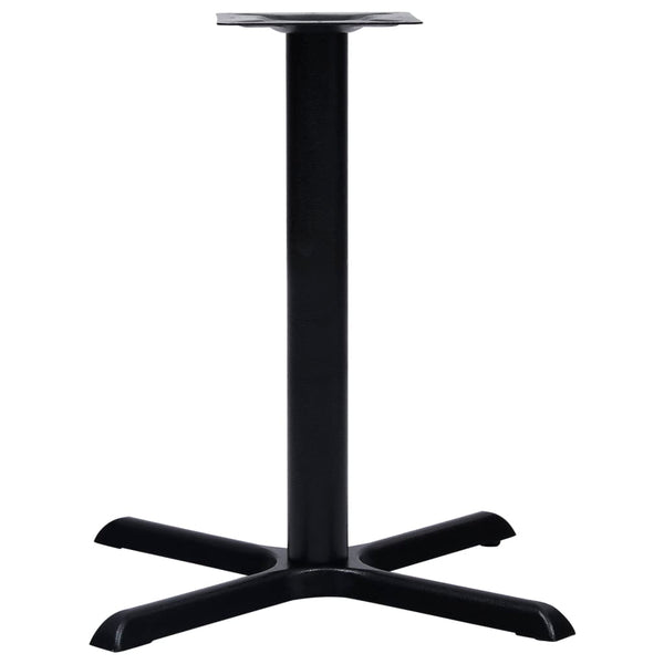 Bistrotischgestell Schwarz Gusseisen 76x76 cm