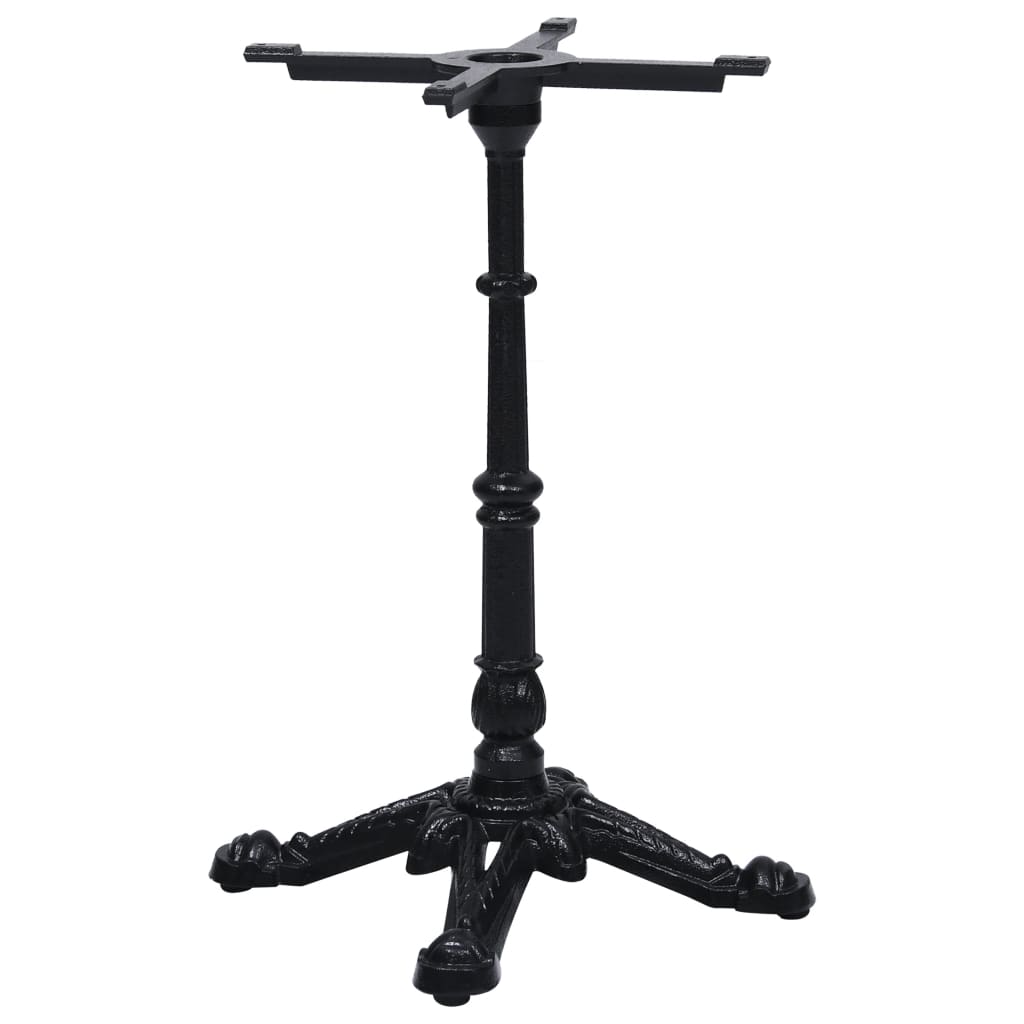 Bistrotisch Gestell Schwarz Gusseisen 52x52x72 cm