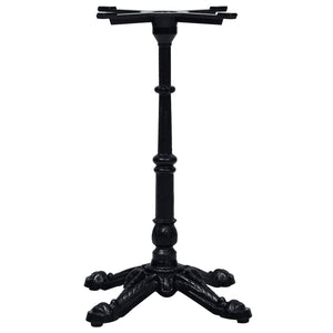 Bistrotisch Gestell Schwarz Gusseisen 52x52x72 cm