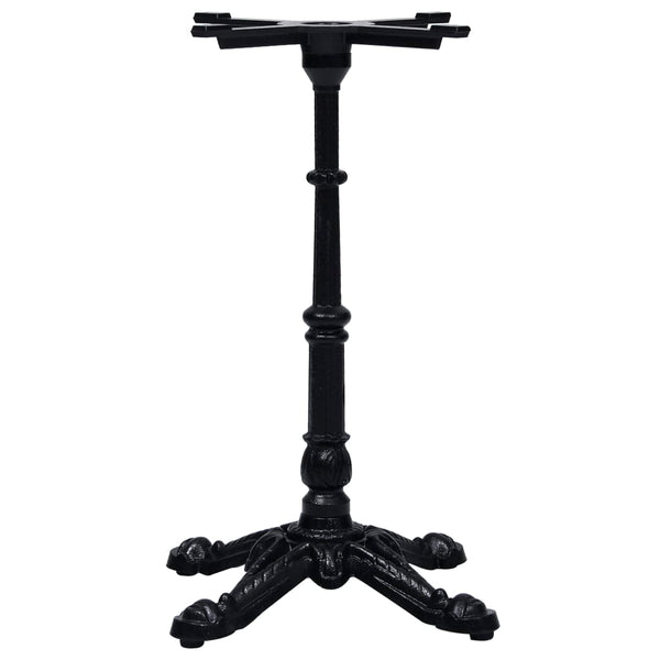 Bistrotisch Gestell Schwarz Gusseisen 52x52x72 cm