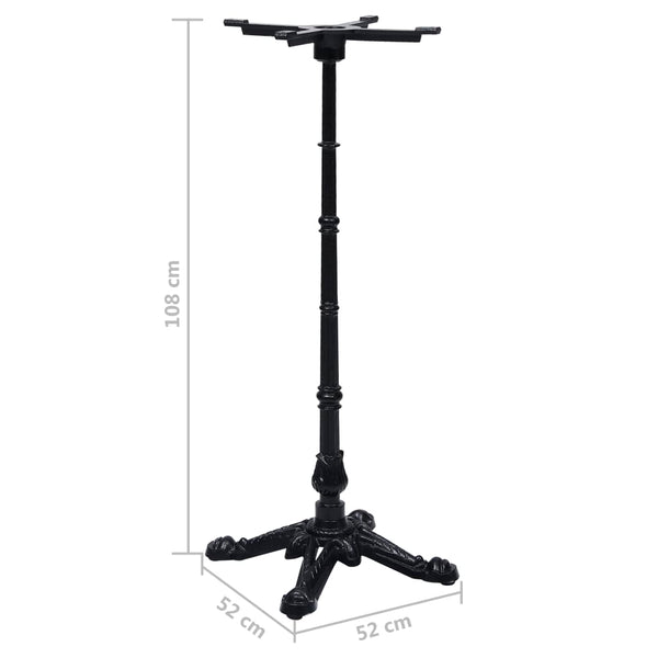 Bistrotisch Gestell Schwarz Gusseisen 108cm