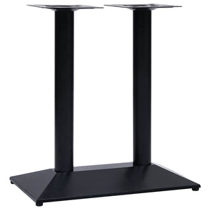 Bistrotischgestell Schwarz Gusseisen 70x40 cm