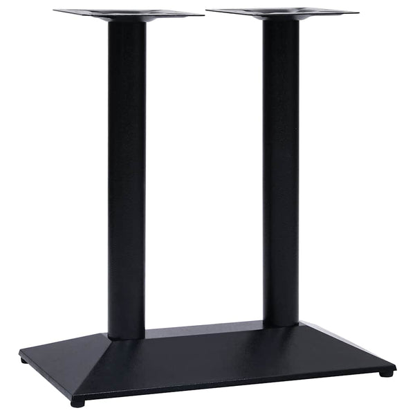 Bistrotischgestell Schwarz Gusseisen 70x40 cm