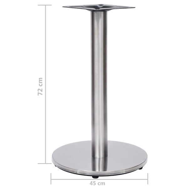 Bistrotischgestell Edelstahl Ø45x72cm