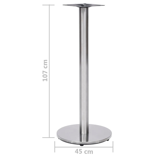 Bistrotischgestell Edelstahl Ø45x107cm