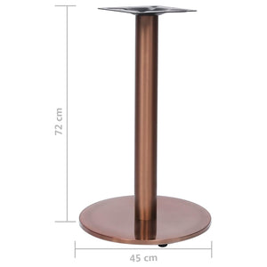 Bistrotisch Gestell Golden Ø45x72 cm Edelstahl