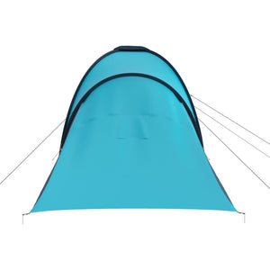 6-Personen-Campingzelt - Blau & Hellblau
