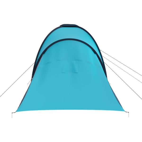 6-Personen-Campingzelt - Blau & Hellblau