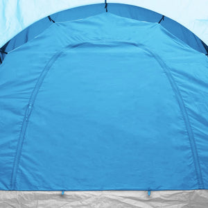 6-Personen-Campingzelt - Blau & Hellblau
