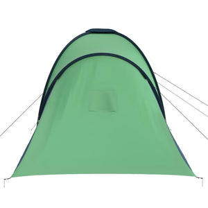6-Personen-Campingzelt - Blau & Grün