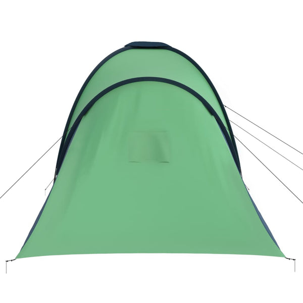 6-Personen-Campingzelt - Blau & Grün