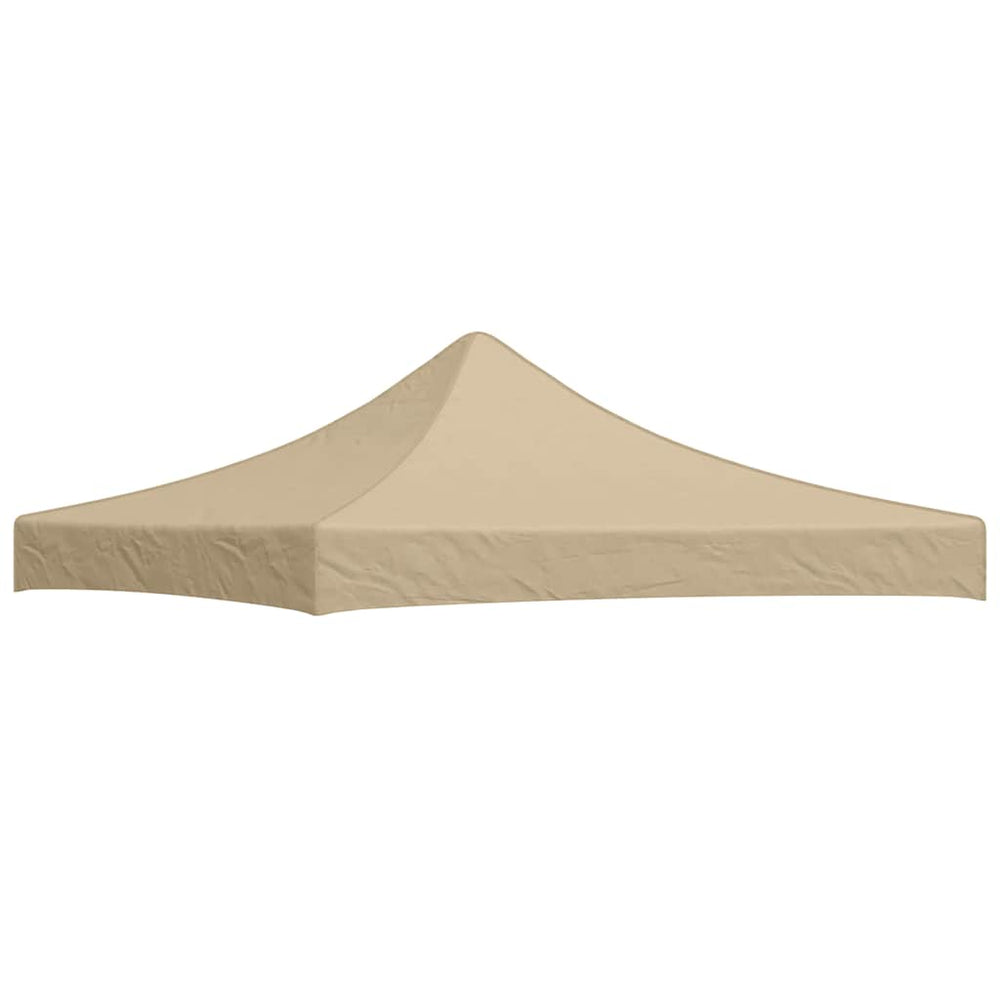vidaXL Toit de tente de réception 3x3 m Beige 270 g/m²
