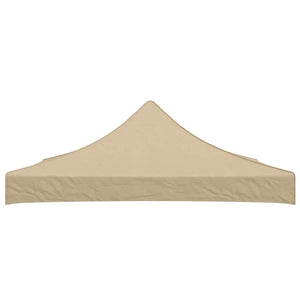 Partyzelt-Dach 3x3 m Beige 270 g/m²