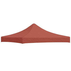 Partyzelt-Dach 3x3 m Terrakotta-Rot 270 g/m²