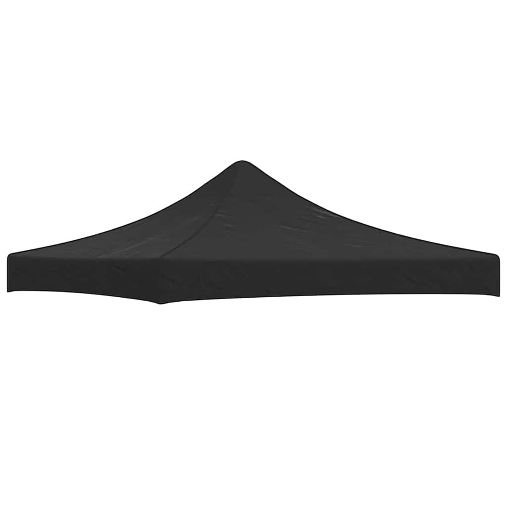 vidaXL Toit de tonnelle 3x3 m Noir 270 g/m²