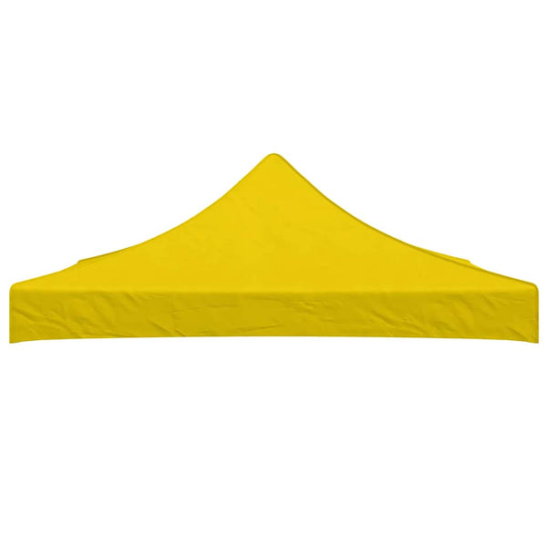 Partyzelt-Dach 3x3 m Gelb 270 g/m²