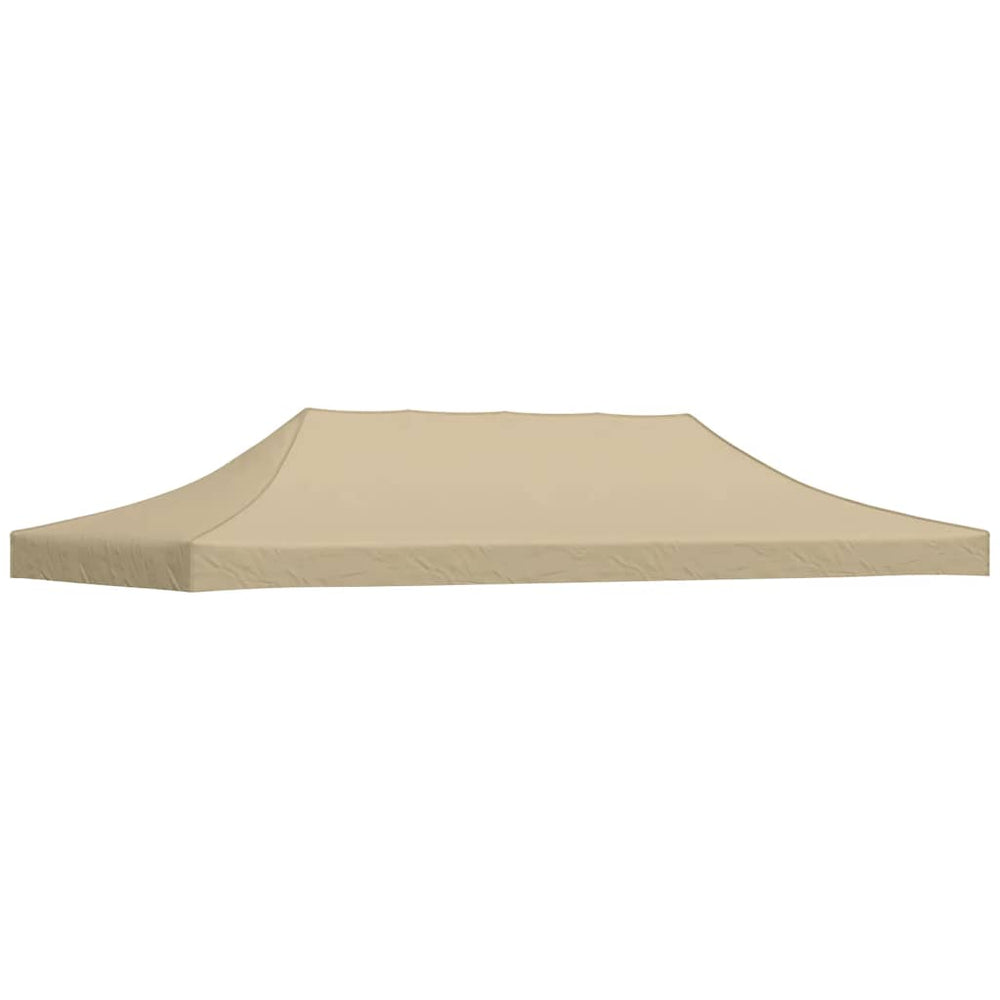 vidaXL Toit pour tente de réception 6x3 m Beige 270 g/m²
