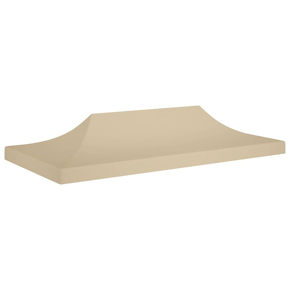 vidaXL Toit pour tente de réception 6x3 m Beige 270 g/m²
