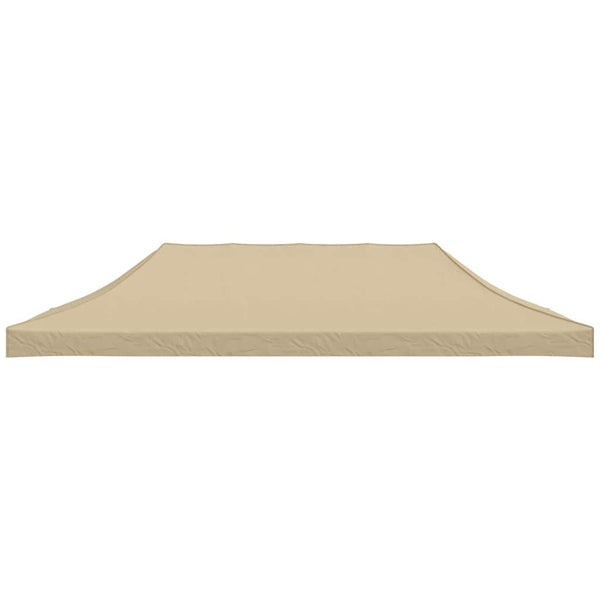 Partyzelt-Dach 6x3 m Beige 270 g/m²