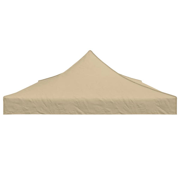 Partyzelt-Dach 6x3 m Beige 270 g/m²