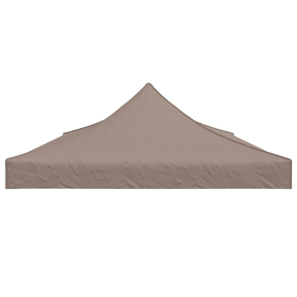 Partyzelt-Dach 6x3 m Taupe 270 g/m²