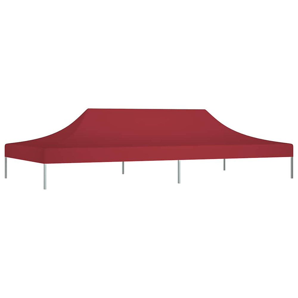 vidaXL Toit de tente de réception 6x3 m Rouge bordeaux 270 g/m²