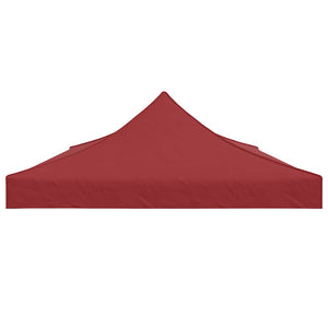 Partyzelt-Dach 6x3 m Burgunderrot 270 g/m²