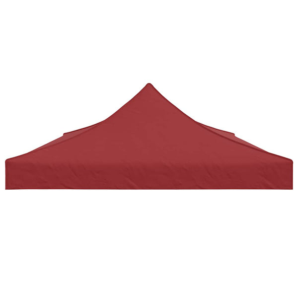 Partyzelt-Dach 6x3 m Burgunderrot 270 g/m²