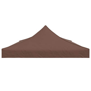 Partyzelt-Dach 6x3 m Braun 270 g/m²