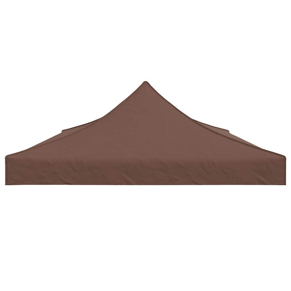 Partyzelt-Dach 6x3 m Braun 270 g/m²