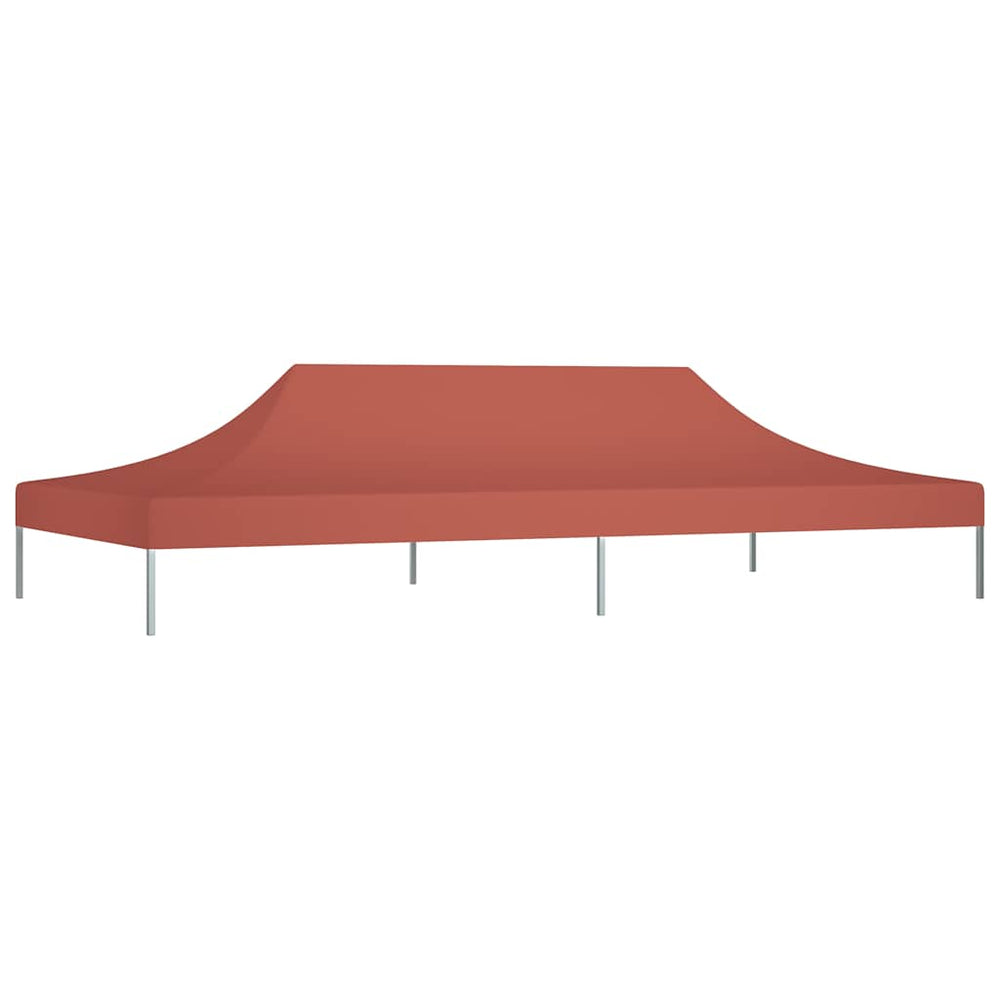 vidaXL Toit pour tente de réception 6x3 m Rouge terre cuite 270 g/m²