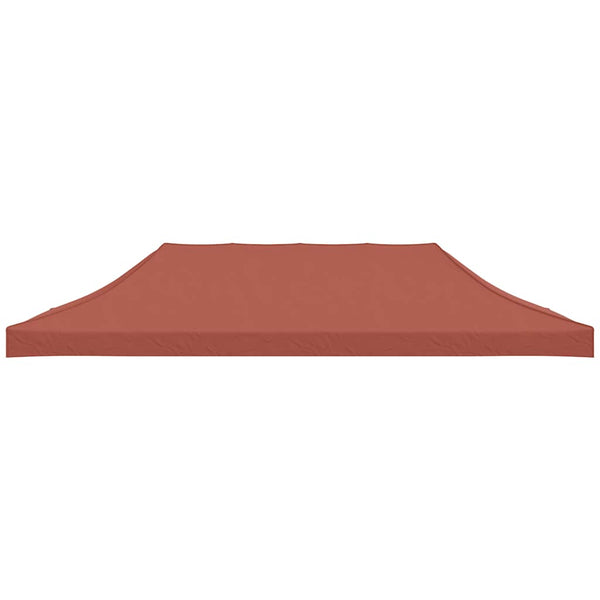 Partyzelt-Dach 6x3 m Terrakotta-Rot 270 g/m²