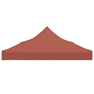 Partyzelt-Dach 6x3 m Terrakotta-Rot 270 g/m²