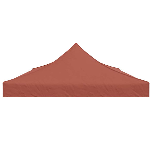 Partyzelt-Dach 6x3 m Terrakotta-Rot 270 g/m²